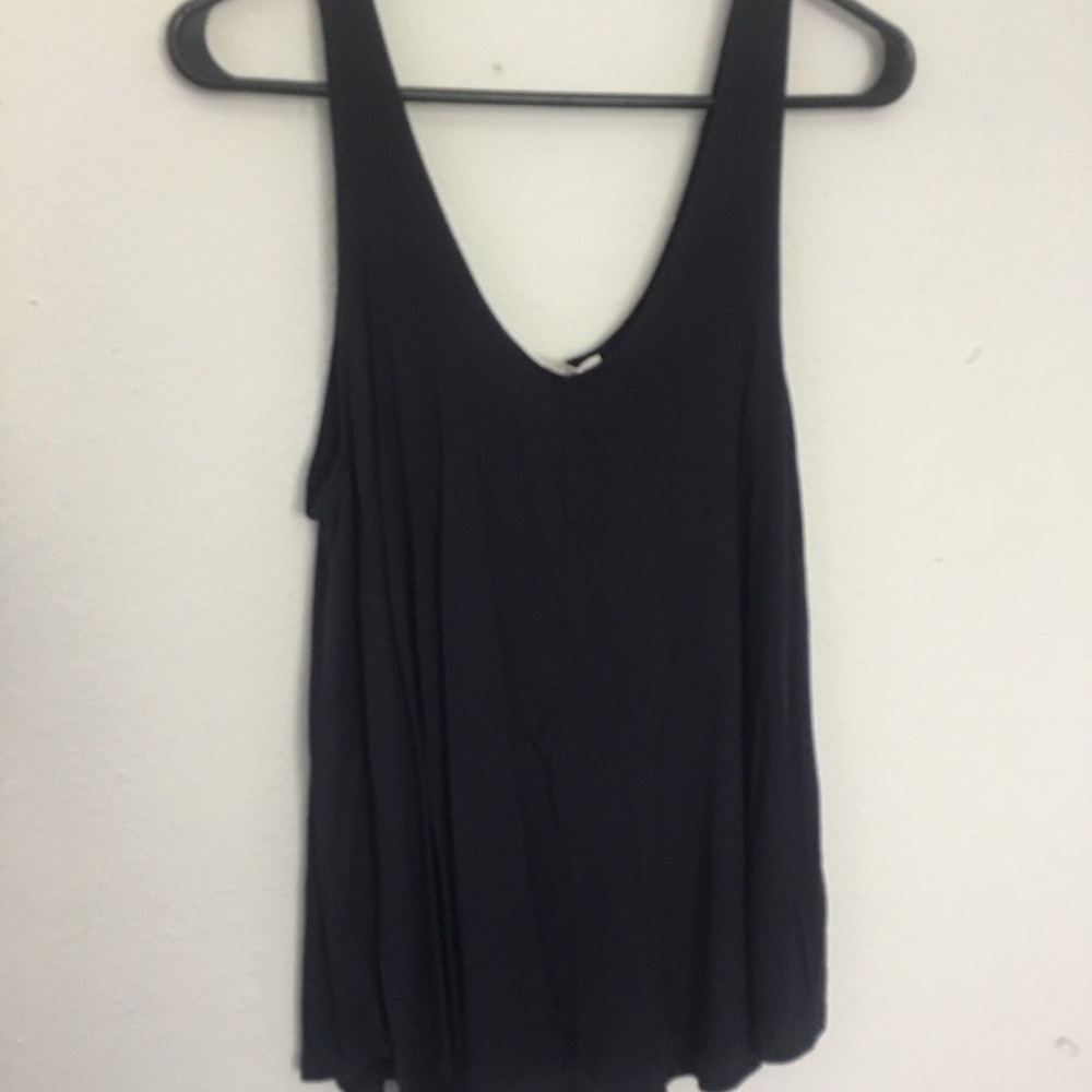Deep navy flowing tank top